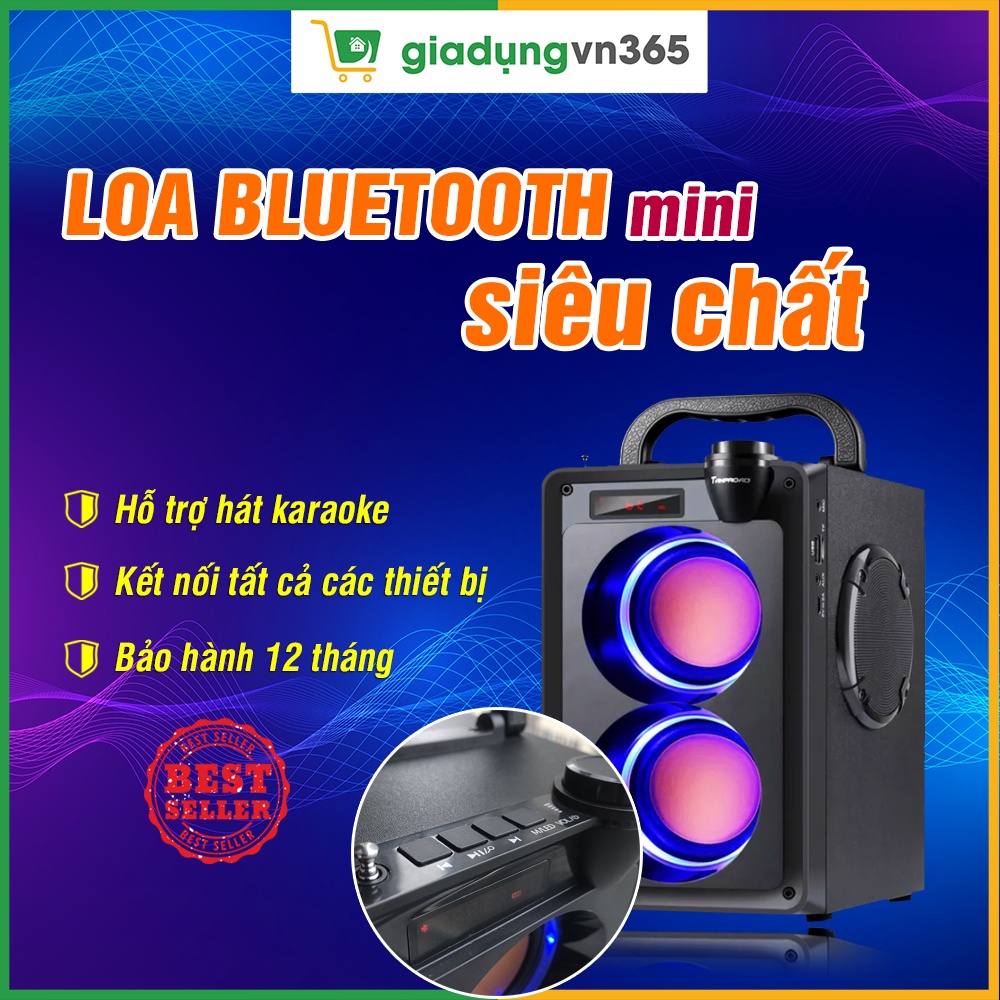 Loa bluetooth RS A20 Haoyes, loa nghe nhạc bluetooth âm thanh 3D cực đỉnh và sống động