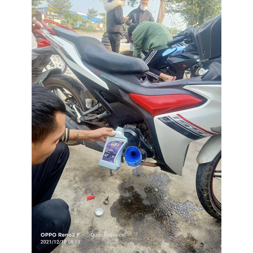 Dầu nhớt động cơ Uma Racing Chính hãng dành cho xe số, xe ga 10W30 10W40 10W50 Hp200 Hp 3000 exciter, winner, wave, sh