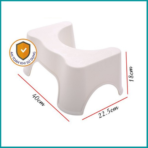 Ghế kê chân toilet,ghế kê chân bồn cầu cho bé khi đi vệ sinh chống táo bón Song Long Plastic - 2798