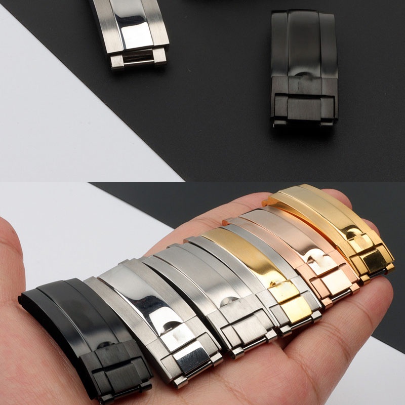 Khóa Kim Loại 9mm Chuyên Dụng Cho Đồng Hồ Rolex Daytona Submariner GMT