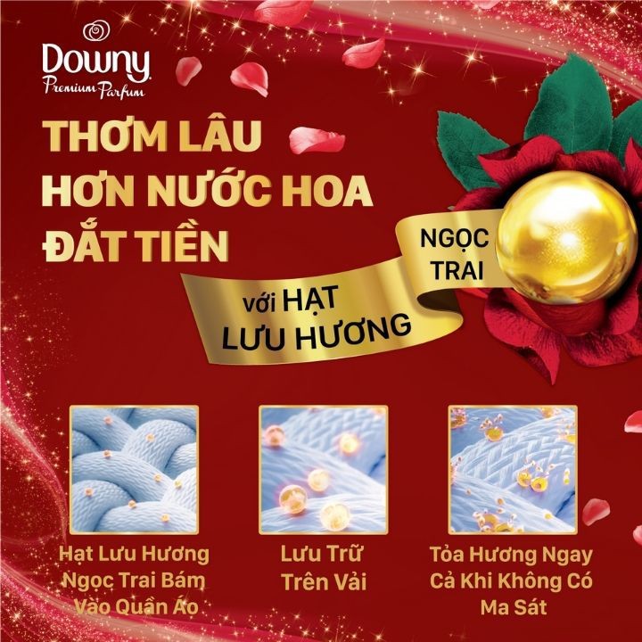 Nước xả vải Downy Đam mê Dây 10 gói