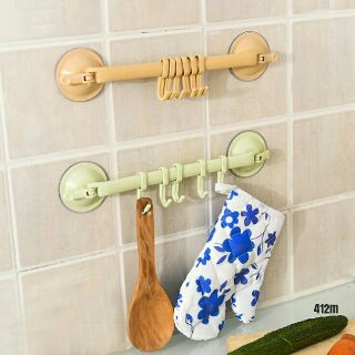 Kệ Hít Đa Năng 6 Móc (giao màu ngẫu nhiên)