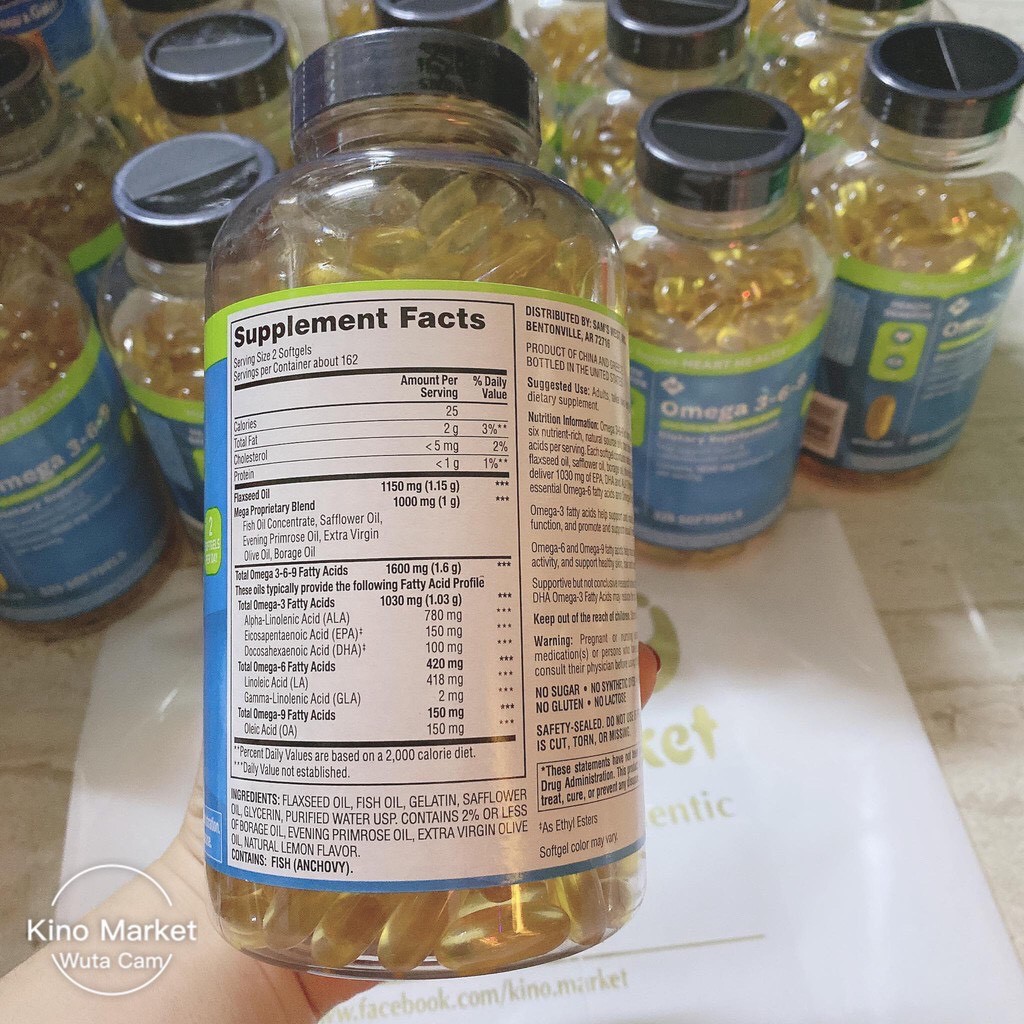 Viên uống Omega 369 Của Mỹ 325 Viên - Mẫu mới | BigBuy360 - bigbuy360.vn