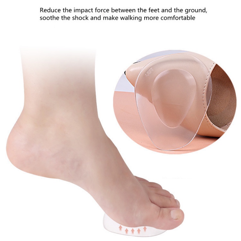1 Cặp Miếng Lót Giày Cao Gót Hình Giọt Nước Mềm Mại Thoải Mái