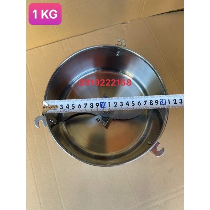 MÁY XAY BỘT KHÔ, NGŨ CỐC, GIA VỊ INOX 304 RRH-1 KG