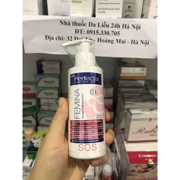 Dung dịch vệ sinh phụ nữ PERFECTA FEMINA - SOS PROBIOTIC