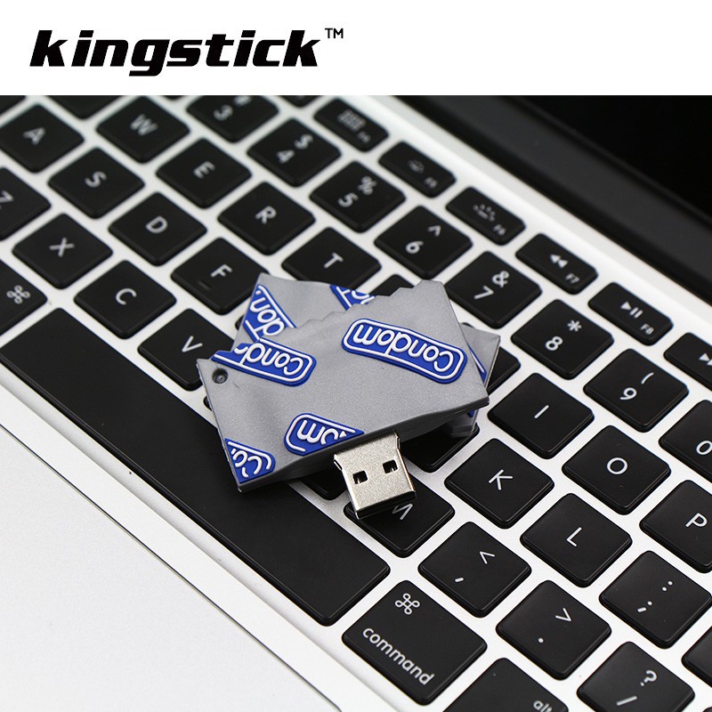 USB hình bao cao su bằng silicon sáng tạo dung lượng từ 8GB~1TB