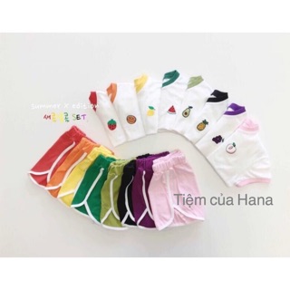 BỘ TRÁI CÂY [KIỂU HÀN] THỂ THAO CHO BÉ