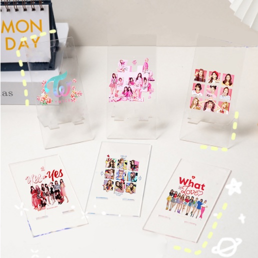 Giá đỡ điện thoại mica twice wanna one exo  GDMC42 giá cute dễ thương trong suốt hoạt hình