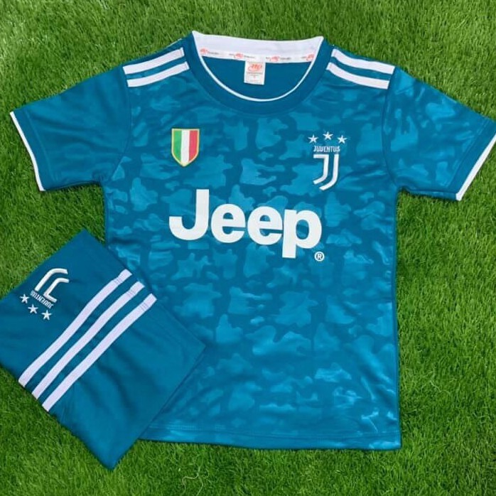 THANH LÝ DON KHO BỘ QUẦN ÁO BÓNG ĐÁ TRẺ EM JUVENTUS XANH BIỂN RẺ NHẤT new hot
