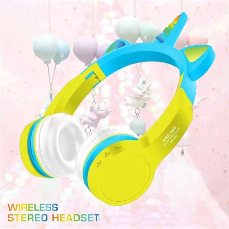 HEADPHONE UNICORN / TAI NGHE BLUETOOTH KÌ LÂN DỄ THƯƠNG  XY 212- FULL BOX