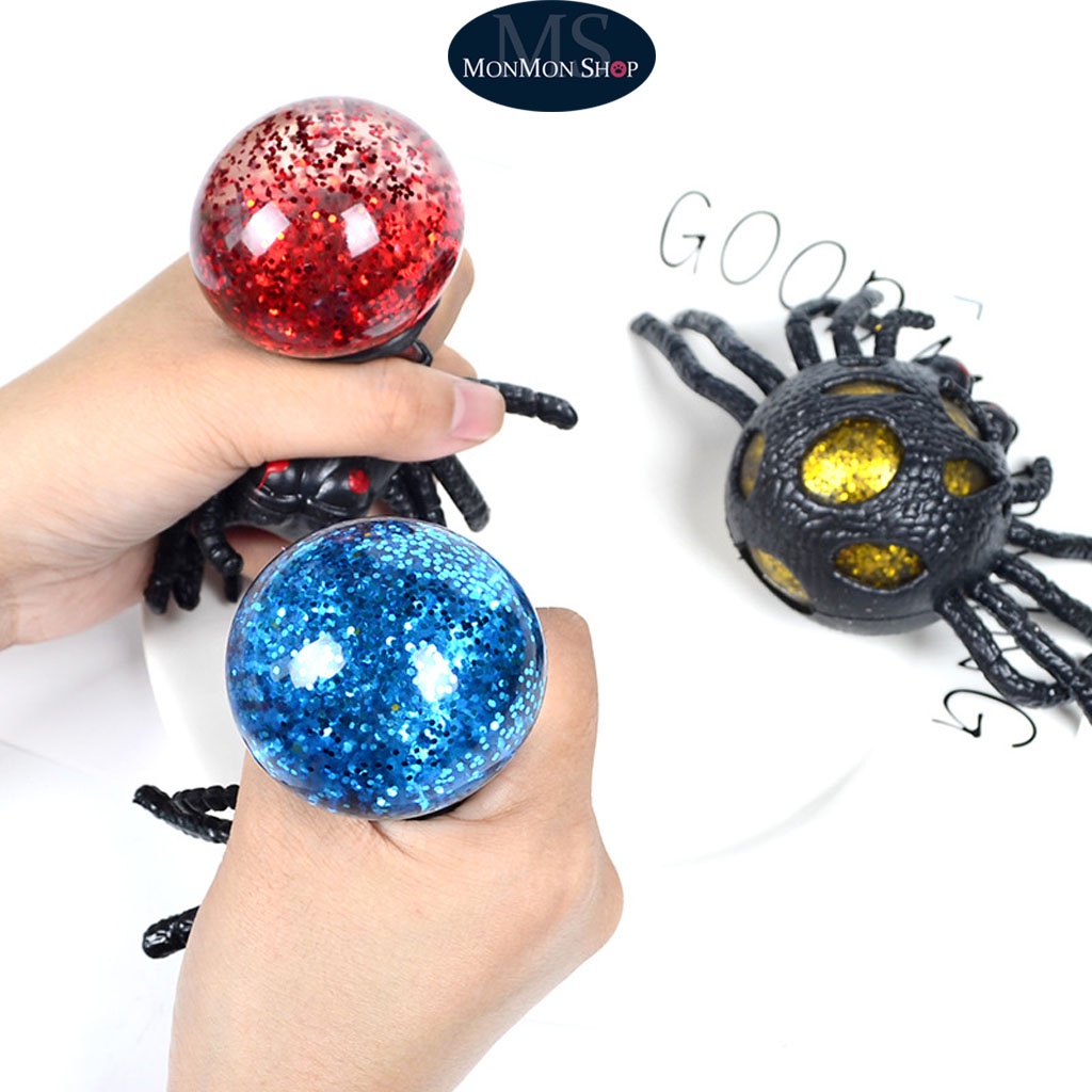 Nhện Bóp Xả Stress/ Đồ Chơi Squishy giảm căng thẳng Hình Nhện vui nhộn chất lượng đảm bảo