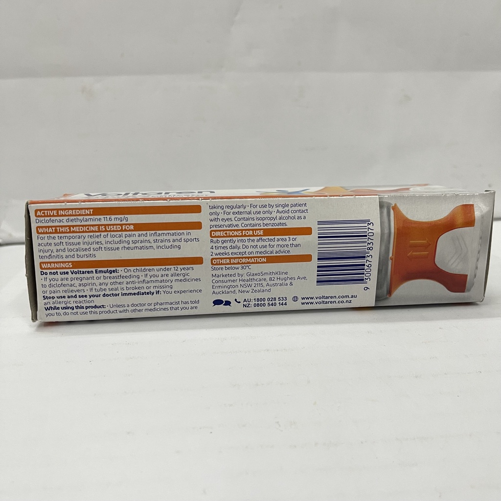 Gel bôi giảm đau mỏi cơ, bong gân, nhức khớp Voltaren Emulgel / Osteo Gel, Úc (100g)