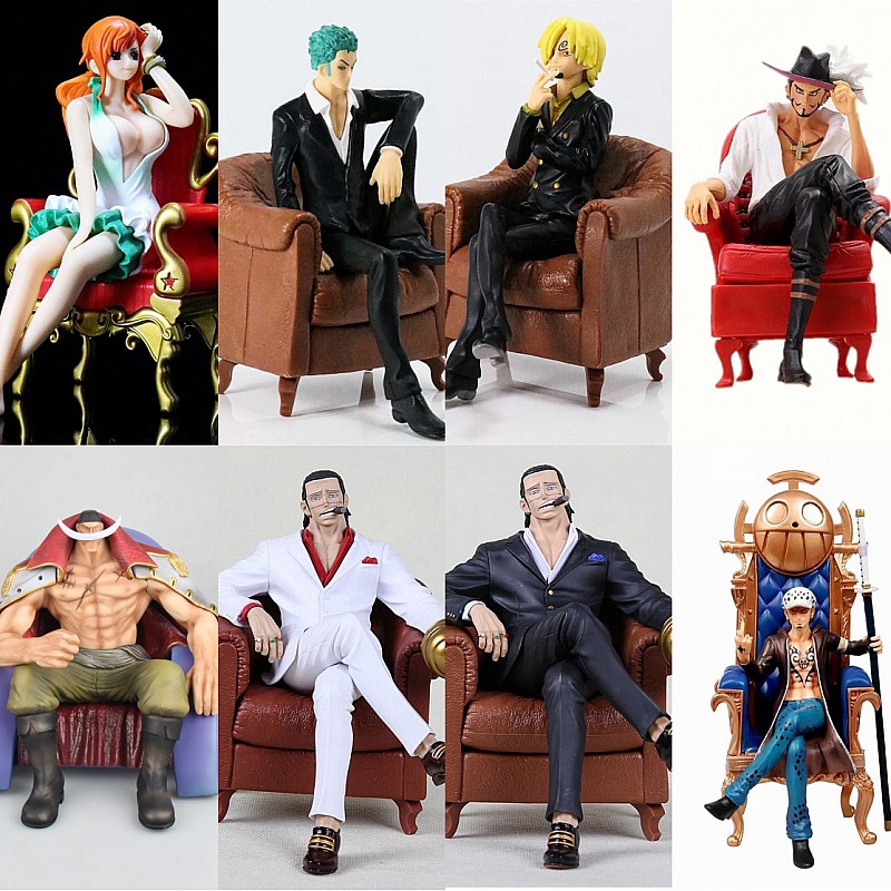 Mô hình Figure One piece Râu trắng Big mom Shank Kaido Mihawk Crocodile Luffy Ace Boa Law Nami Zoro Doflamingo - Kunder