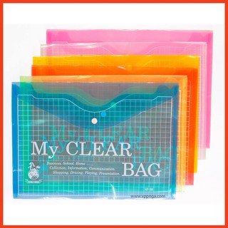 Bìa nhựa nút F4, My clear _(25 x 36)cm ThanhThuan