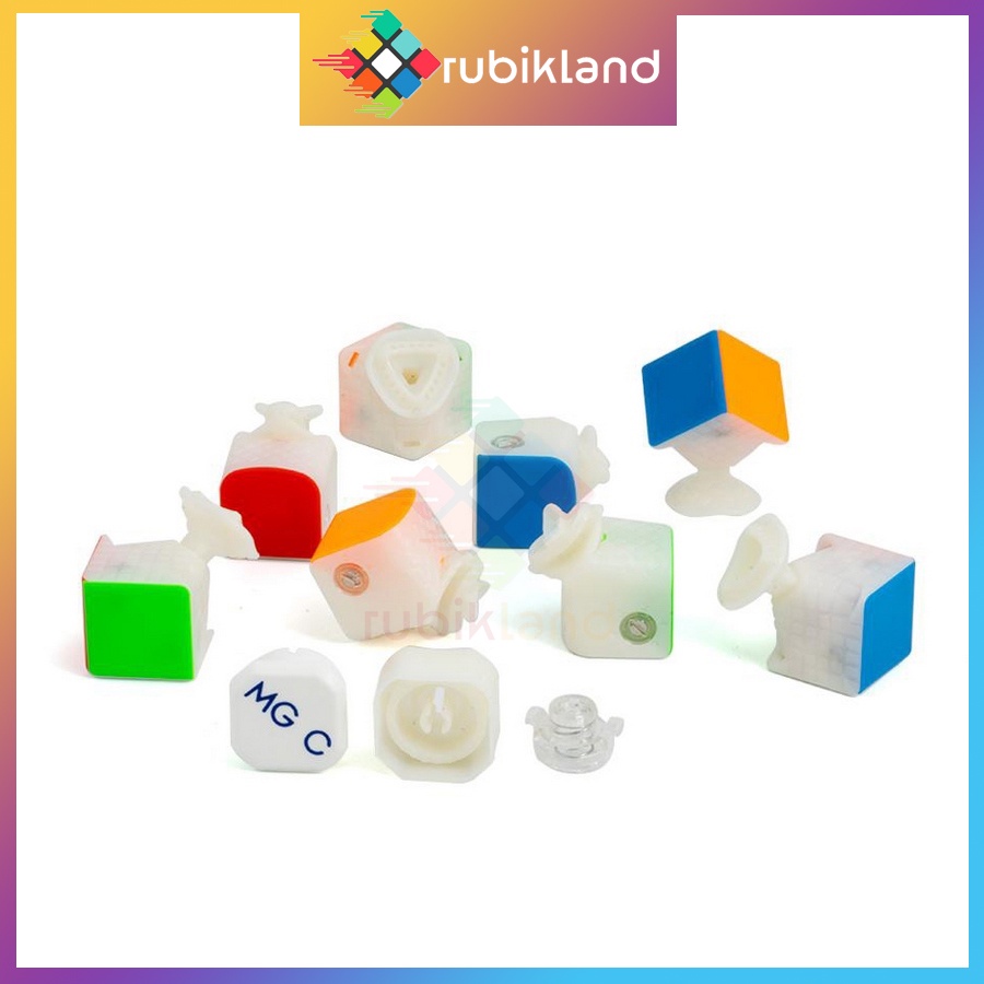 Rubik YJ MGC Evo 3x3 YongJun Rubic 3 Tầng Có Nam Châm Đồ Chơi Trí Tuệ