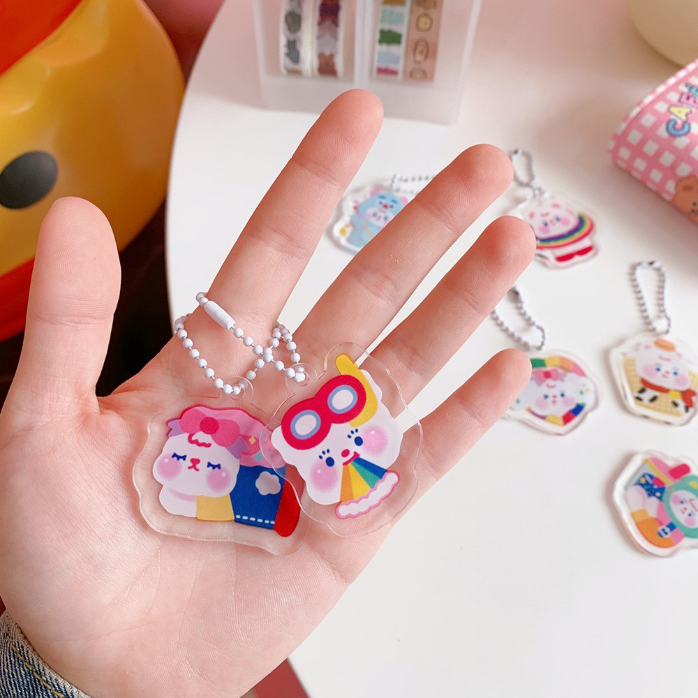 Móc khóa - keychains hoạt hình xinh xắn ulzzang