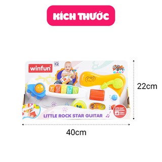 Đồ Chơi Âm Nhạc Đàn Guitar Rock& Roll Vui Nhộn Winfun 2000