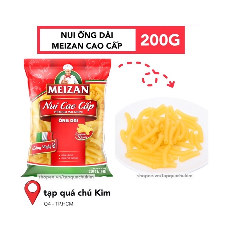 Nui ống dài MEIZAN cao cấp 200G - tapquachukim