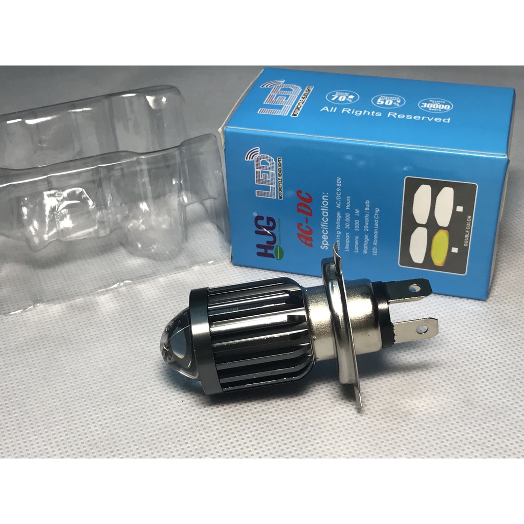 Đèn Led Bi Cầu 3 Chân HJG Cho Wave Rs, Sirius, Exciter, Lead, Sh…