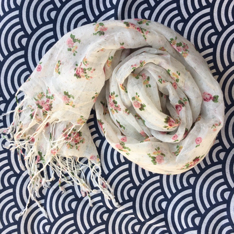 Khăn choàng/ Furoshiki Cotton/ Lụa 2ndhand Nhật