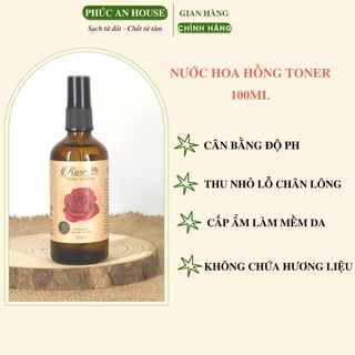 Nước hoa hồng giúp cân bằng độ PH giữ ẩm cho da 100ml Phúc An House