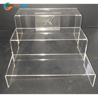 [ XẢ KHO ] Bộ 3 kệ chữ U trưng bày mica trong