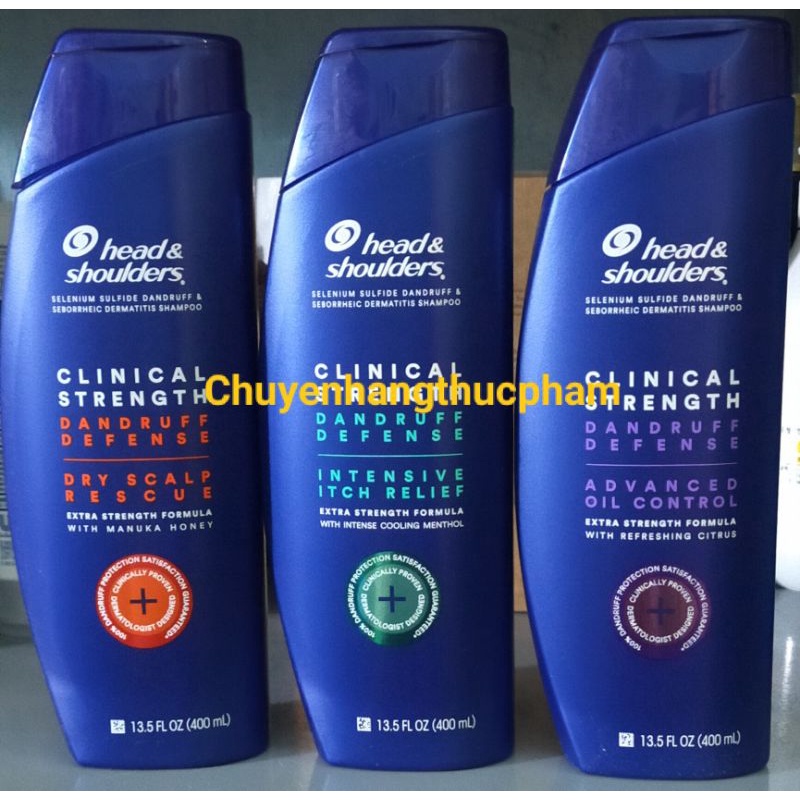 Dầu Gội Head &amp; Shoulder Clinical Strength Shampoo 400ml của Mỹ