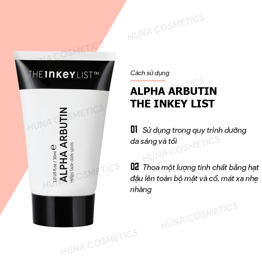 [BILL SEPHORA] SERUM ALPHA ARBUTIN  CỦA THE INKEY LIST 30ML  GIÚP LÀM TRẮNG DA, SÁNG DA, GIẢM SẮC TỐ, NÁM