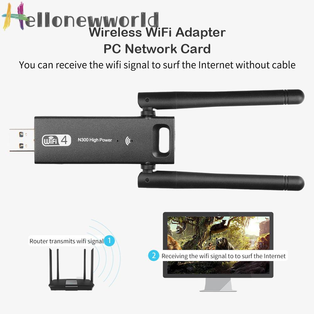 Usb Wifi 3.0 300mbps Không Dây Cho Laptop Máy Tính Bàn | BigBuy360 - bigbuy360.vn