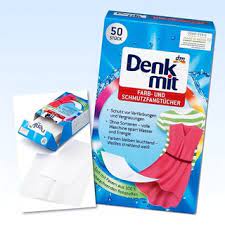 Giấy hút màu và chống phai màu quần áo Denkmit hộp 24tờ-50tờ