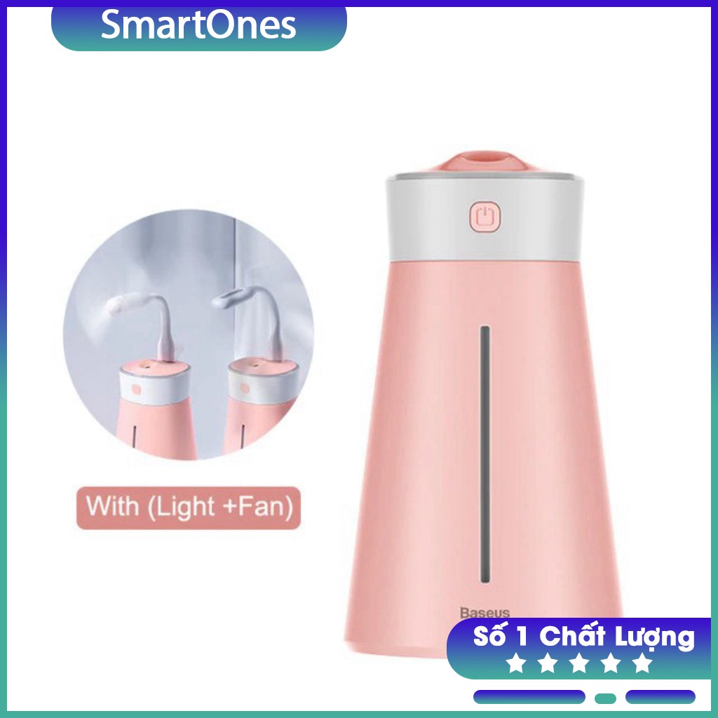 Máy phun sương tạo độ ẩm không khí Baseus Slim Waist dung tích 380ml 12h sử dụng liên tục cho phòng làm việc , phòng ngủ