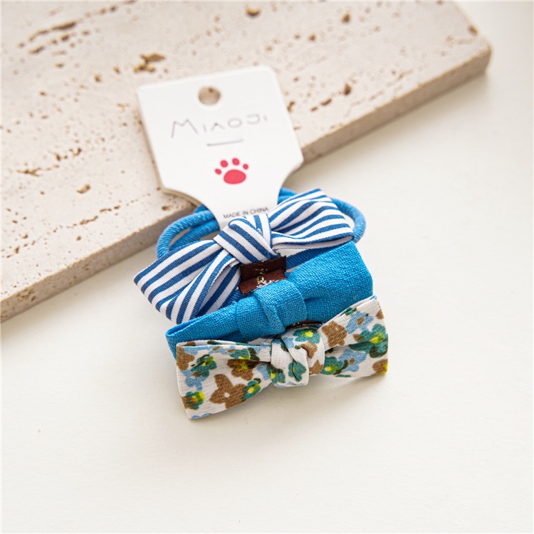 Set 3 Dây Buộc Tóc Thắt Nơ Mới Cho Bé Gái