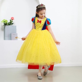 Ảnh thật - đầm công chúa bạch tuyết cao cấp