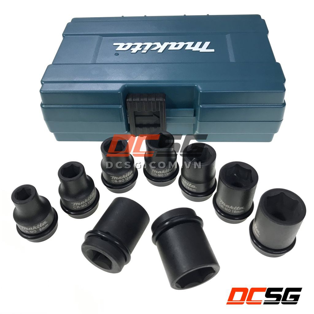Bộ đầu tuýp đen ngắn 1/2" 09 chi tiết Makita B-66232 | DCSG