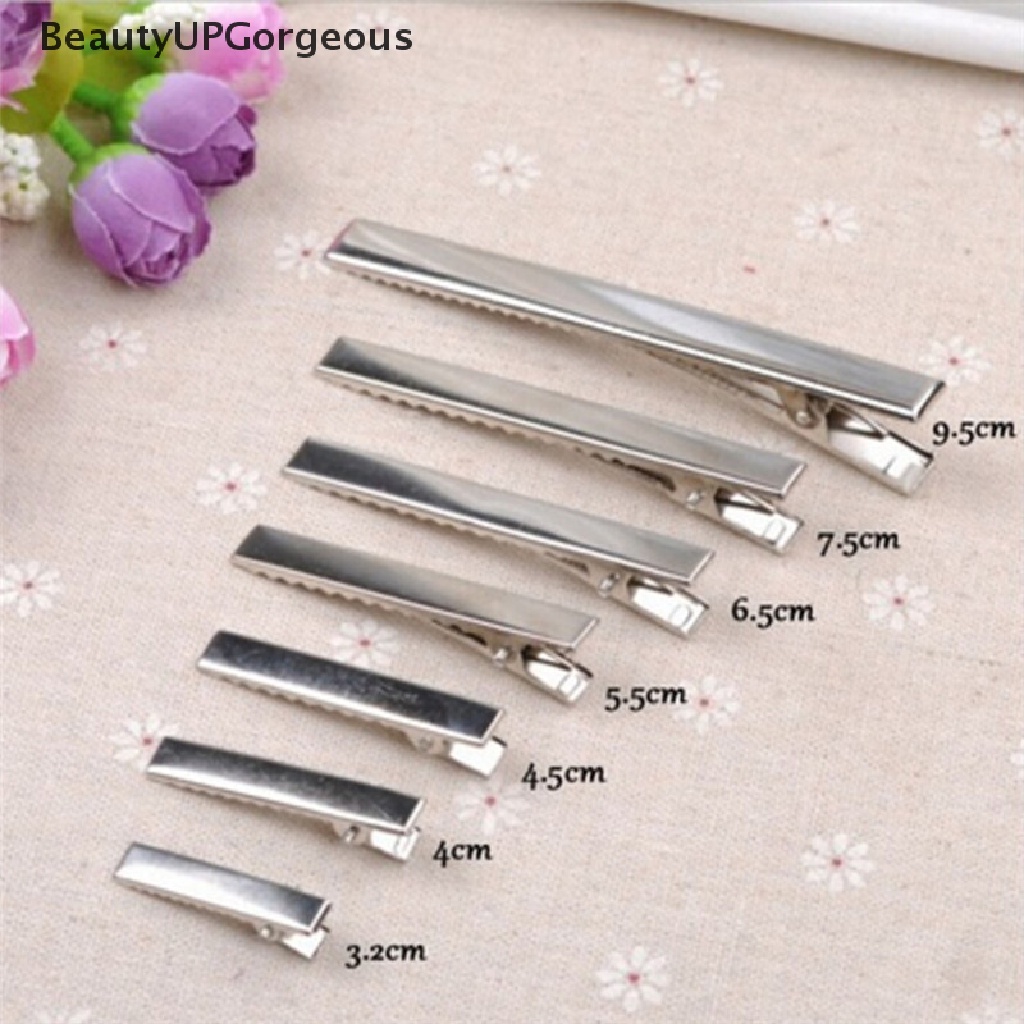 Set 50 Kẹp Tóc Kim Loại Màu Bạc Thời Trang