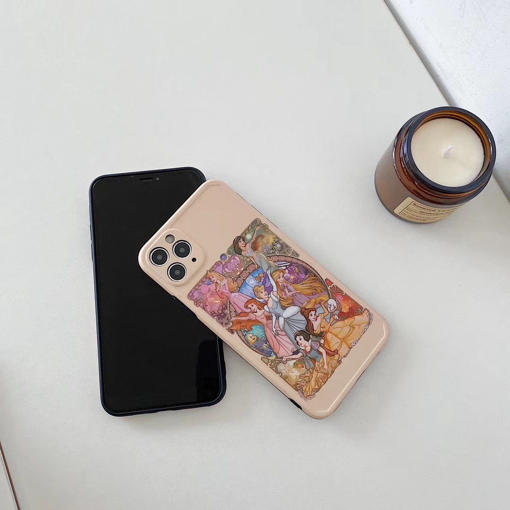 Ốp điện thoại mềm họa tiết công chúa Disney cho iPhone 7 8 SE2 plus X XS XR XSmax 11 Pro Promax | BigBuy360 - bigbuy360.vn
