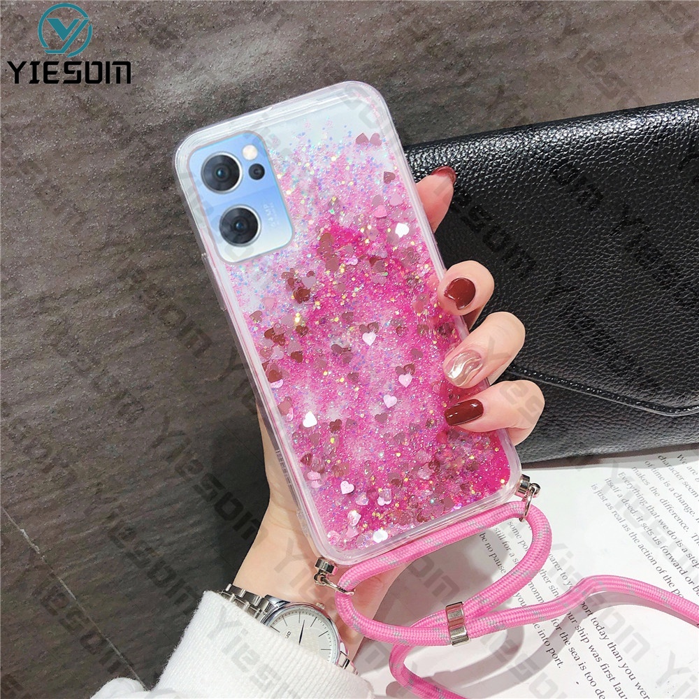 Ốp Lưng Kim Tuyến Nước Nhiều Mẫu Mã Cho Điện Thoại OPPO Reno 7 6 5 5F 4 4G 4F 4Z 3 2F 2 F5 F7 F9 F11 Pro