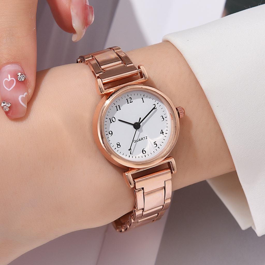 Đồng Hồ Đeo Tay Máy quartz Dây Thép Thời Trang Cho Nữ