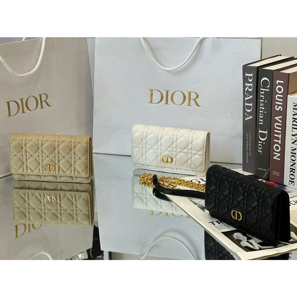 TÚI CLUTCH CD CARO SZ19 DA BÒ