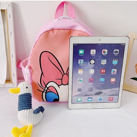 Ba lô thời trang ngăn chứa lớn phong cách mùa hè họa tiết hoạt hình kiểu Hàn dành cho bé trai và bé gái