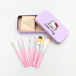 #Bộ 7 cọ trang điểm Hello Kitty ( hộp thiếc )