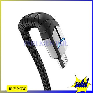 Cáp Micro usb sạc nhanh 5a Hoco ud01 có đèn led - hàng chính hãng