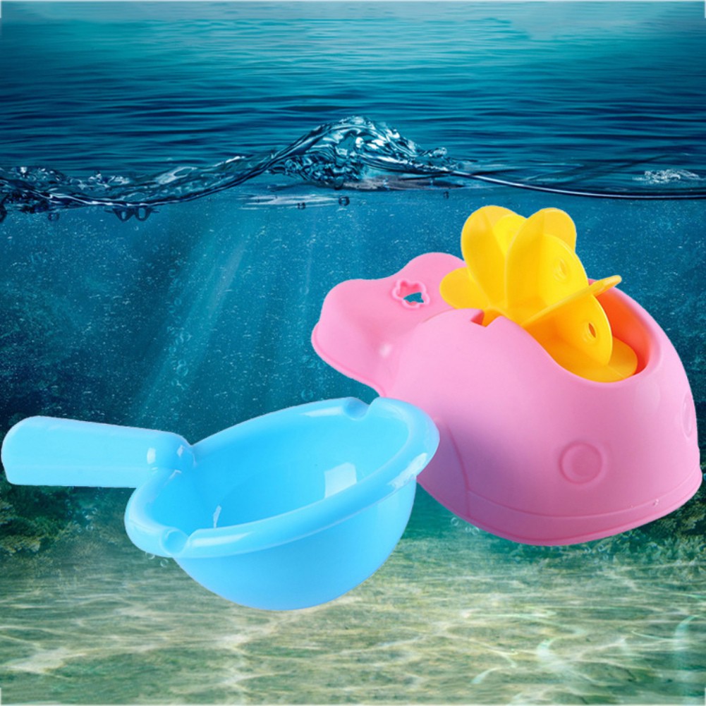 Đồ chơi cối xay gió + muỗng trong bồn tắm cho bé