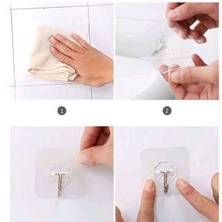 Combo 100 móc dán tường siêu dính