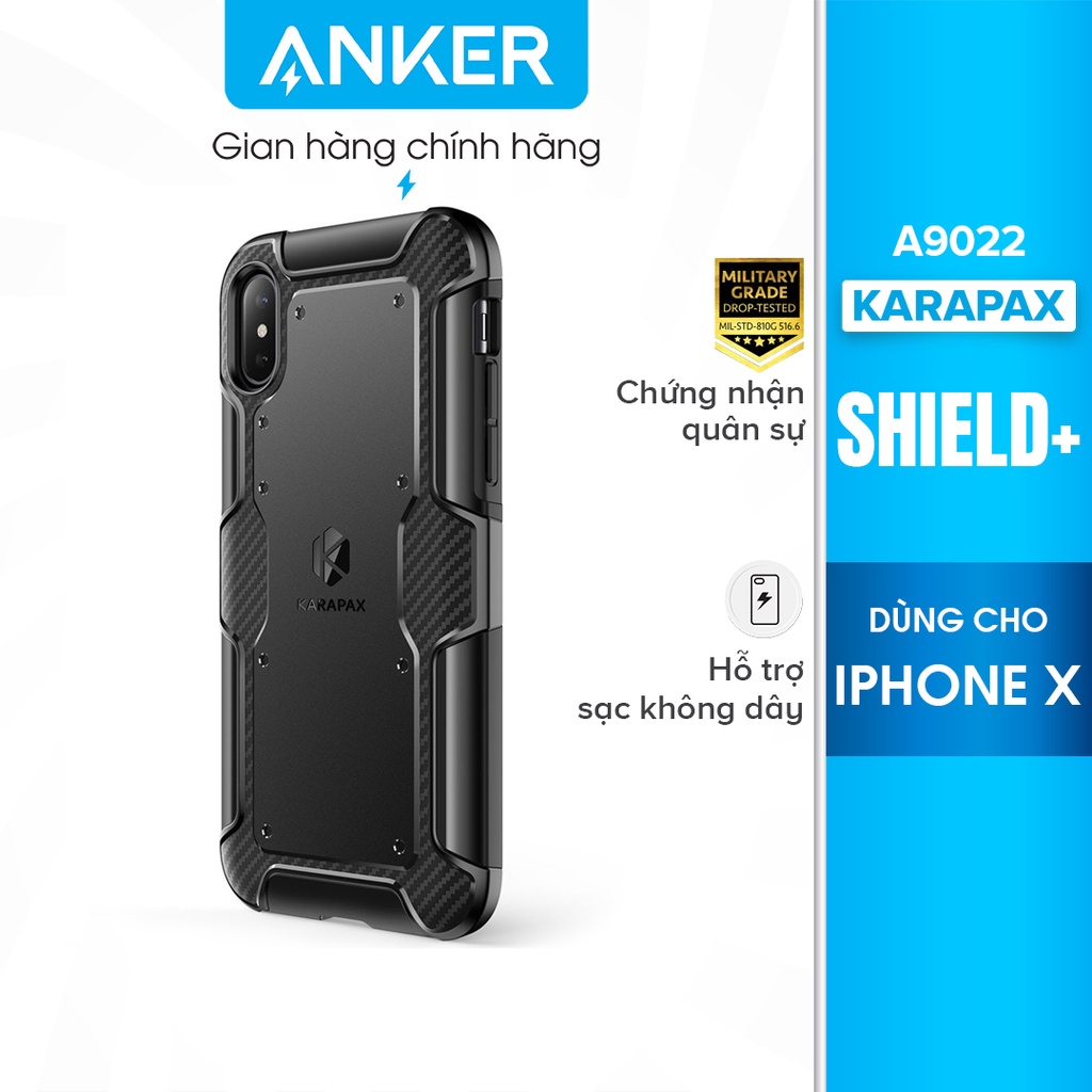 Ốp Lưng ANKER Karapax Shield+ cho iPhone X - A9022