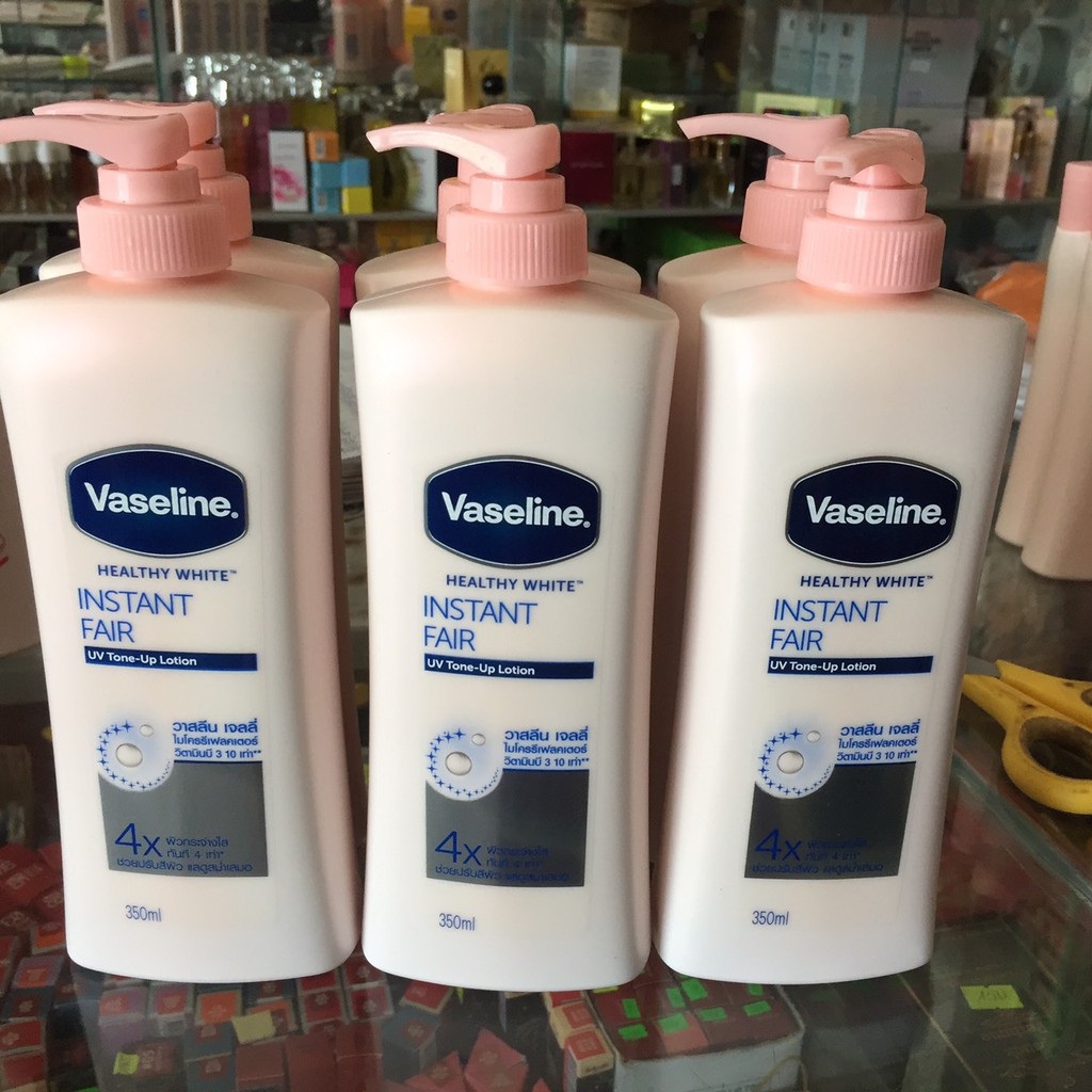 Sữa Dưỡng Thể Vaseline Healthy White Instant Fair 350ml 4X