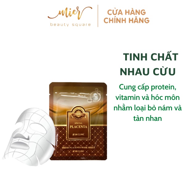 Mặt Nạ Dưỡng Da 3W CLINIC Fresh Mask 23ml Đủ Vị Chính Hãng Cung Cấp Vitamin Làm Dịu Mát Trắng Da Ngừa Lão Hóa