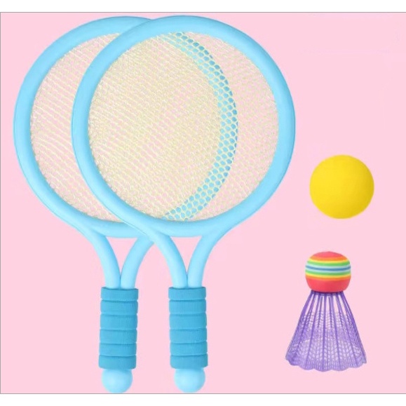 Bộ 2 Vợt Đánh Cầu Lông kèm 1 bóng bàn và 1 quả cầu lông -  Vợt cầu lông trẻ em