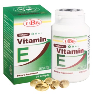 UBB NATURAL VITAMIN E 400IU USA - Giúp làn da trẻ và khoẻ đẹp,Vitamin E còn có lợi cho cơ quan sinh sản của cả nam và nữ
